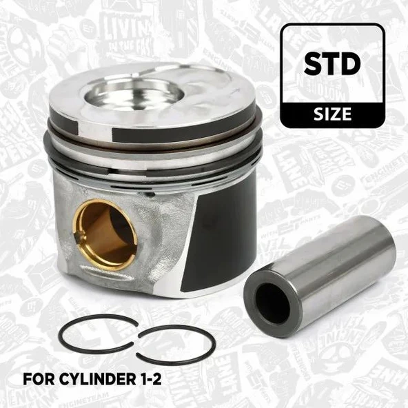 PİSTON POLO 1,4 TDI AMF-BNM 1,2 CYL (79,51MM) ürün görseli 1