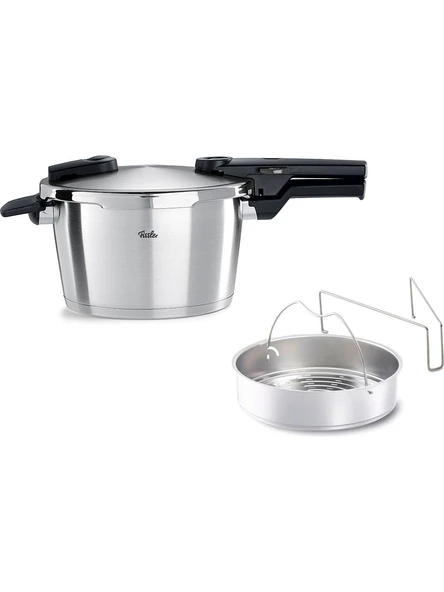 Fissler Vitaquick Premium Buhar Aparatlı 4.5 lt Düdüklü Tencere ürün görseli 1