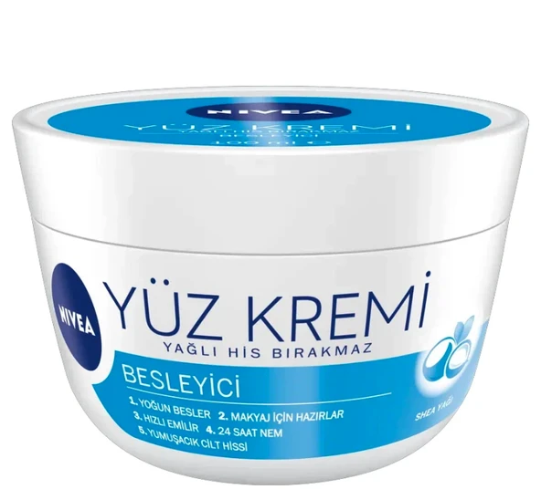 Nivea Yüz Kremi Besleyici Yağlı His Bırakmaz 100 ml ürün görseli 1