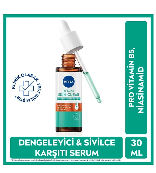 Nivea Derma Skin Clear Sivilce Karşıtı Serum 30 ml ürün görseli 1