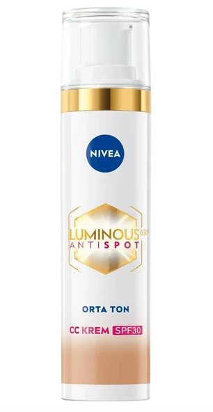 Nivea Luminous Leke Karşıtı CC Krem Orta Ton 40 ml ürün görseli 1