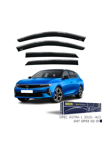 Niken Opel Astra L Kromlu Cam Rüzgarlığı 4lü 2022 Ve Üstü ürün görseli 1