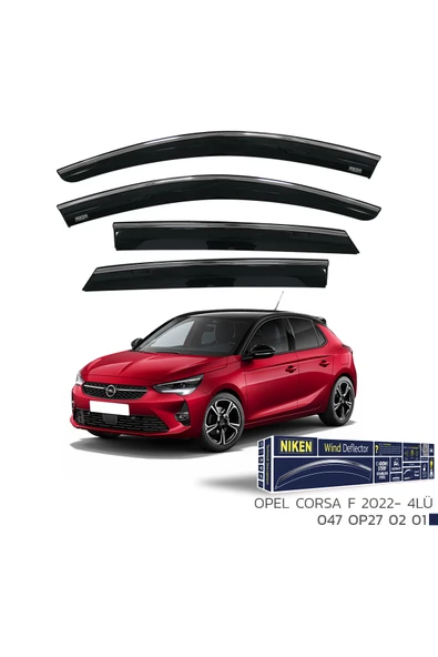 Niken Opel Corsa F 2022- Kromlu Cam Rüzgarlığı ürün görseli 1