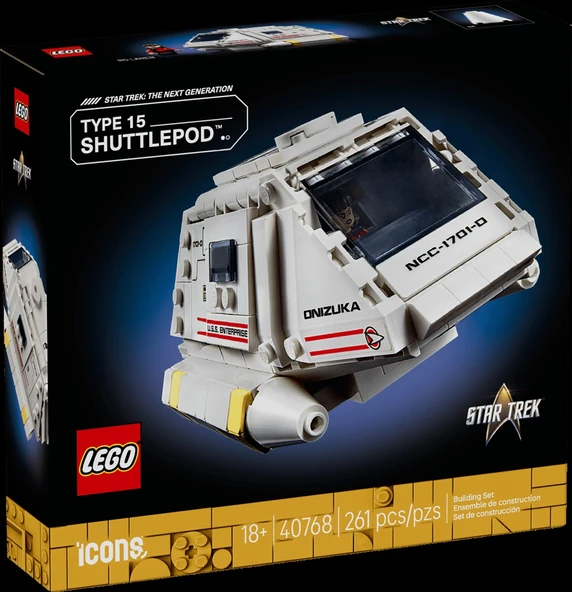 Lego icons Star Trek: Type-15 Shuttlepod 40768 ürün görseli 1