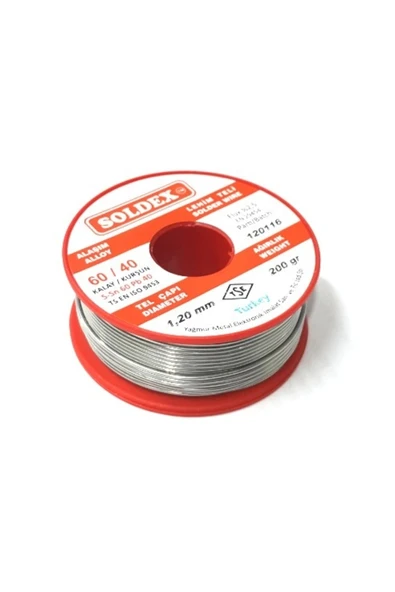 GUMUSONLINE 200gr 1,2mm 60/40 Lehim Teli ürün görseli 1