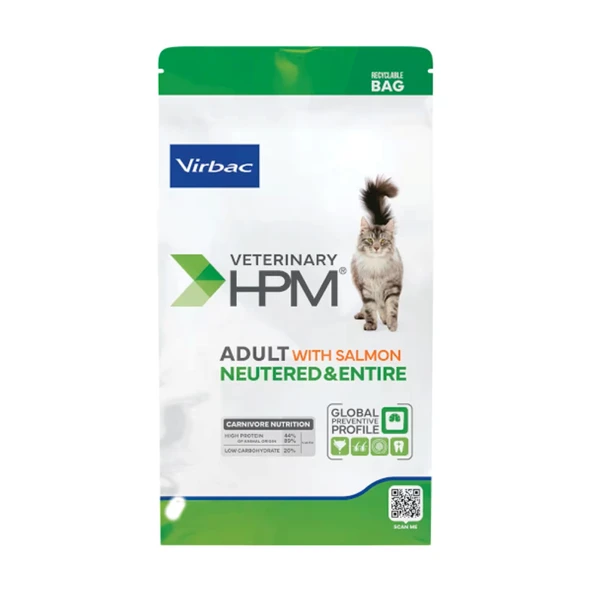 Virbac Adult Neutered Entire Cat Kedi Maması 7 Kg (Kısırlaştırılmış Somonlu) ürün görseli 1
