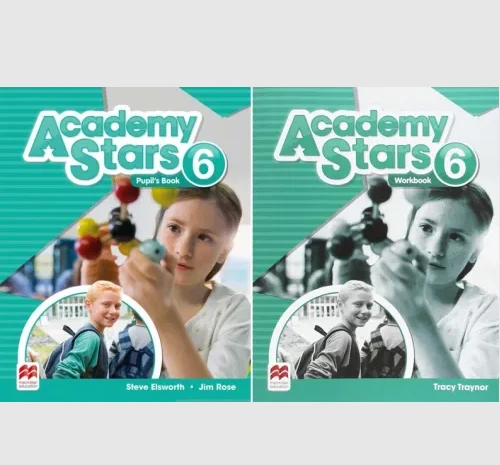 Academy stars 6  Students' Book + workbook + CD ürün görseli 1