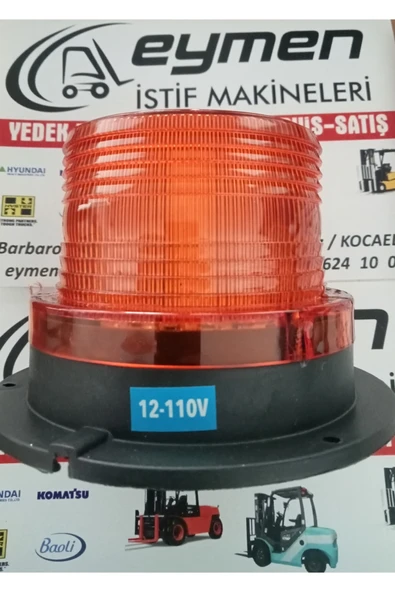 GUMUSONLINE Çakarlı Tepe Lambası 12-110 volt ürün görseli 1