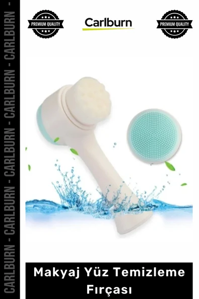 #Fırça Çift Taraflı Silikon Peeling Siyah Nokta Gözenek Karşıtı Makyaj Yüz Temizleme Fırçası ürün görseli 1