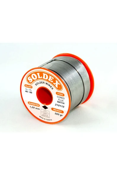 GUMUSONLINE 40-60 Lehim Teli 500 Gr 1.6 Mm- Sn:40 / Pb:60 ürün görseli 1