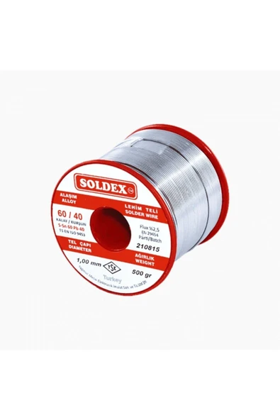 GUMUSONLINE 60/40 Lehim Teli 500gr 1mm ürün görseli 1