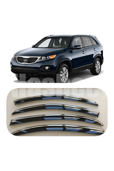 Niken Kia Sorento Kromlu Cam Rüzgarlığı Niken 2010+ ürün görseli 1