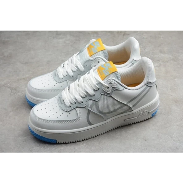 靴 Nike Air Force 1 Low React PTTAVM: Nike Air Force 1 React Light Smoke Grey