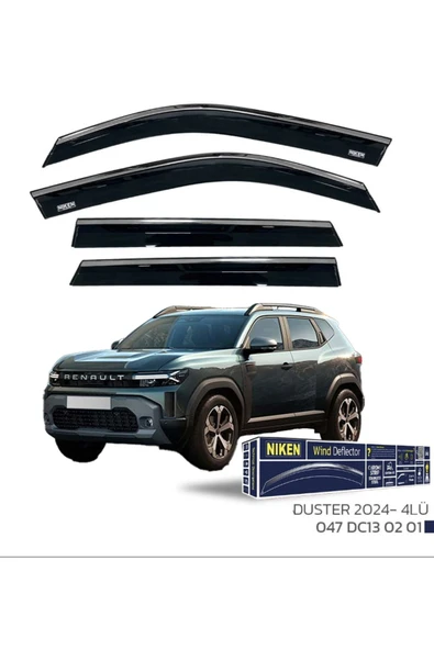 Niken Renault Duster 2024 ve Sonrası Kromlu Cam Rüzgarlığı ürün görseli 1