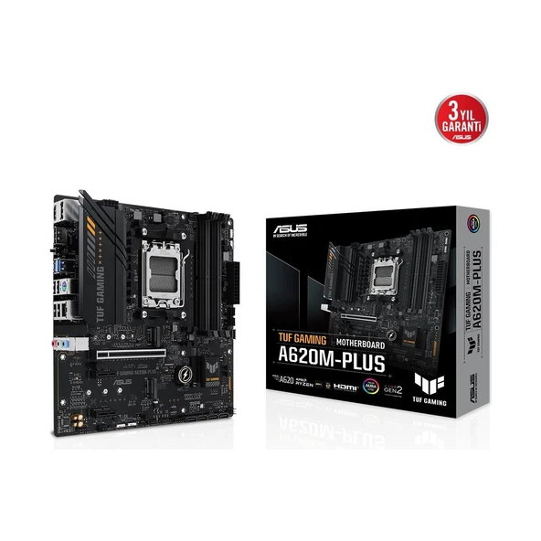 TUF GAMING A620M-PLUS WIFI DDR5 HDMI M.2 MATX AM5 ürün görseli 1