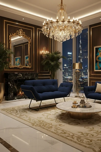 AVYNA MONARCHA™ Deluxe İkili Yataklı Koltuk | Mekanizmalı Çekyat | Modern & Prestij Serisi - Tay Tüyü ürün görseli 1