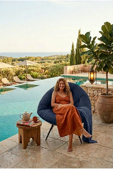 AVYNA ESTORIA™ Modern Berjer Tekli Koltuk | Premium Dinlenme & Relax Koltuğu - Tay Tüyü ürün görseli 1