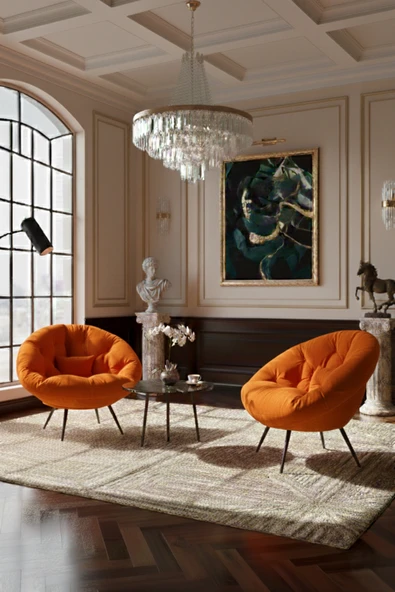 AVYNA ASTORIA™ Prestige 2'li Premium Tekli Koltuk Berjer Set – Modern Luxury Lounge Koleksiyonu ürün görseli 1