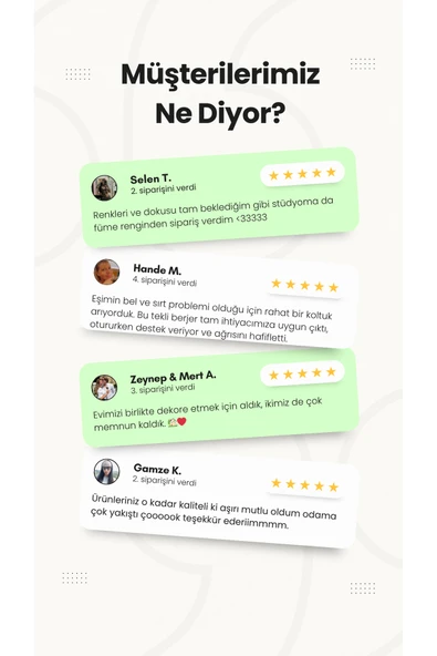 AVYNA Floki Tekli Koltuk Berjer Krem - Resim 8