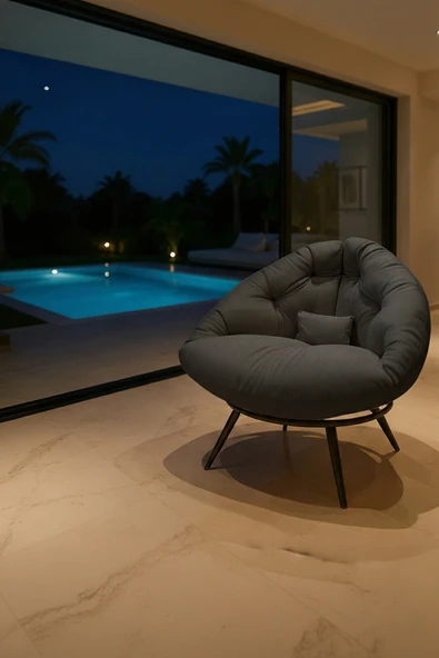 AVYNA Chic Modern Berjer | Tay Tüyü Kumaşlı Ergonomik Tekli Koltuk | Kitap Okuma & Rahat Dinlenme Koltuğu ürün görseli 1
