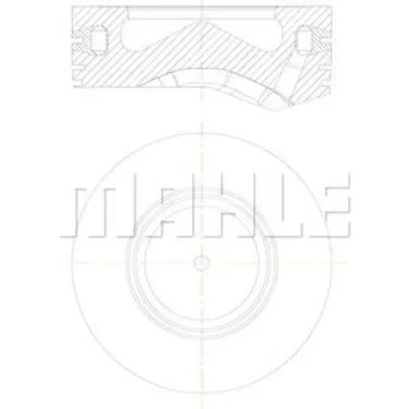 PİSTON SEGMAN N57 84,00 MM (STD) D30A/D30B/D30C ürün görseli 1