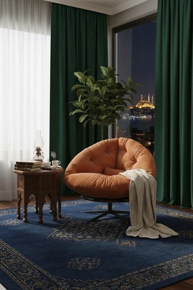 AVYNA Orbita Prime Luxury Berjer 360 Derece Dönen Mekanizmalı Tekli Koltuk - Ultra Konfor ürün görseli 1