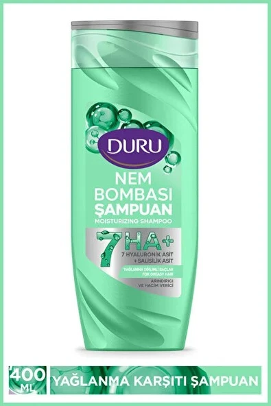 DURU NEM BOMBASI ŞAMPUAN ARINDIRICI VE HACİM VERİCİ 400 ML ürün görseli 1