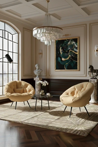 AVYNA ASTORIA™ Prestige 2'li Premium Tekli Koltuk Berjer Set – Modern Luxury Lounge Koleksiyonu ürün görseli 1