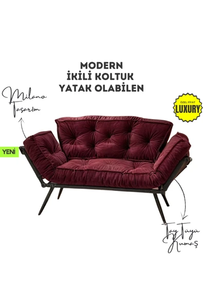 AVYNA Luna Verona Edition | Mekanizmalı İkili Kanepe | Şıklık ve Konforun Buluşması ürün görseli 1