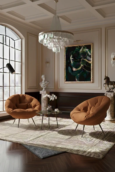 AVYNA ASTORIA™ Prestige 2'li Premium Tekli Koltuk Berjer Set – Modern Luxury Lounge Koleksiyonu ürün görseli 1