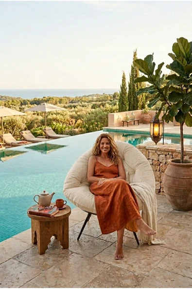 AVYNA ESTORIA™ Modern Berjer Tekli Koltuk | Premium Dinlenme & Relax Koltuğu - Tay Tüyü ürün görseli 1