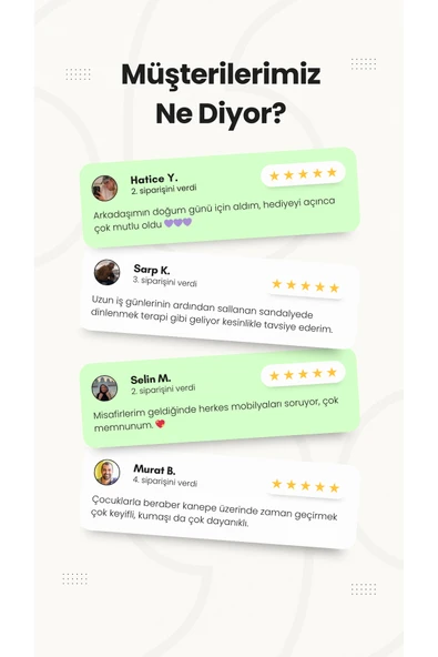 AVYNA Floki Tekli Koltuk Berjer Lacivert - Resim 7