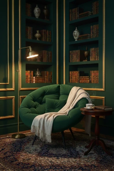 AVYNA Palace Luxury Edition Tekli Koltuk Berjer, TV & Dinlenme Koltuğu | Ergonomik ve Şık Tasarım ürün görseli 1