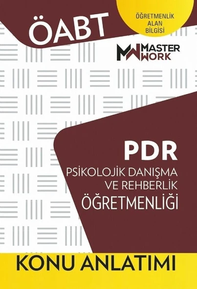 Öabt Psikolojik Danışma Rehberlik Öğretmenliği Konu Anlatımı Masterwork ürün görseli 1