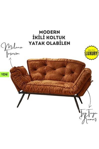 AVYNA Luna Verona Edition | Mekanizmalı İkili Kanepe | Şıklık ve Konforun Buluşması ürün görseli 1