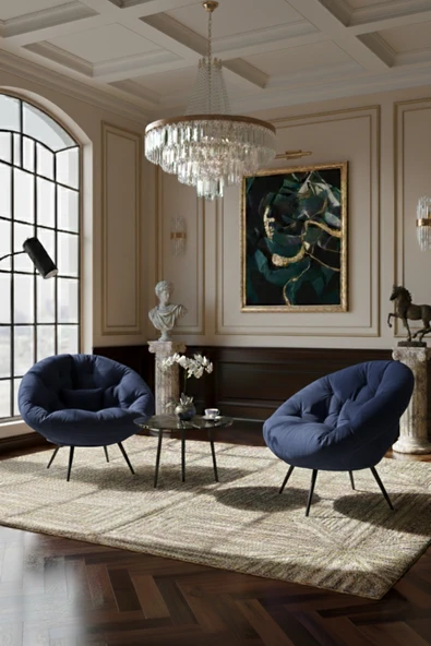 AVYNA ASTORIA™ Prestige 2'li Premium Tekli Koltuk Berjer Set – Modern Luxury Lounge Koleksiyonu ürün görseli 1