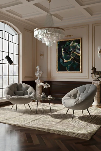 AVYNA ASTORIA™ Prestige 2'li Premium Tekli Koltuk Berjer Set – Modern Luxury Lounge Koleksiyonu ürün görseli 1