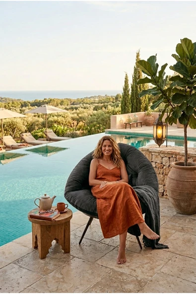 AVYNA ESTORIA™ Modern Berjer Tekli Koltuk | Premium Dinlenme & Relax Koltuğu - Tay Tüyü ürün görseli 1