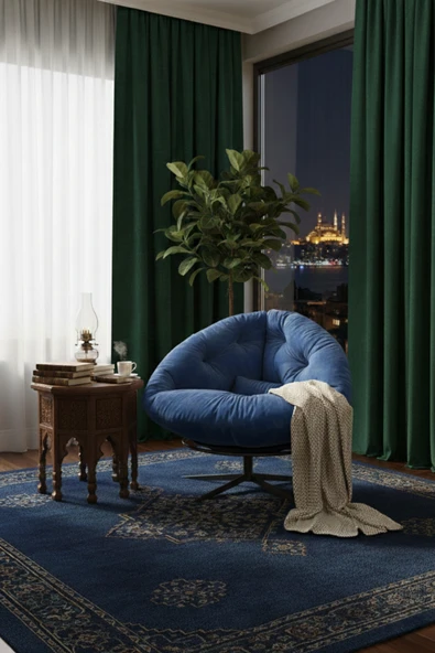 AVYNA Orbita Prime Luxury Berjer 360 Derece Dönen Mekanizmalı Tekli Koltuk - Ultra Konfor ürün görseli 1
