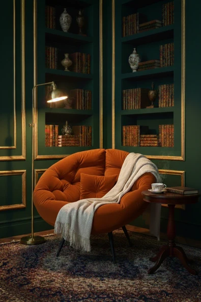 AVYNA Palace Luxury Edition Tekli Koltuk Berjer, TV & Dinlenme Koltuğu | Ergonomik ve Şık Tasarım ürün görseli 1