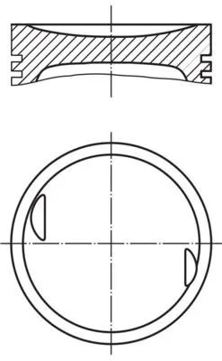 PİSTON SEGMAN M42 84,50 MM (0,50) 318İS ürün görseli 1