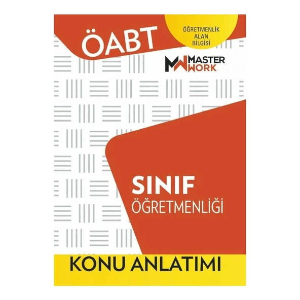 Öabt Sınıf Öğretmenliği Konu Anlatımı Masterwork ürün görseli 1