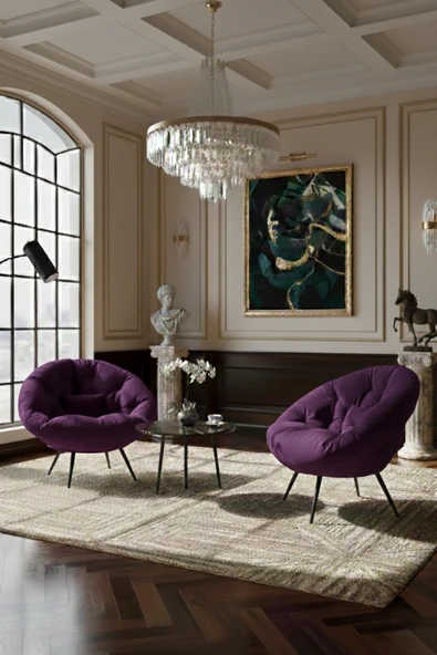 AVYNA ASTORIA™ Prestige 2'li Premium Tekli Koltuk Berjer Set – Modern Luxury Lounge Koleksiyonu ürün görseli 1