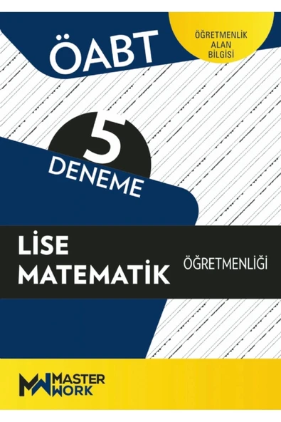 Öabt Lise Matematik Öğretmenliği 5 Deneme Master Work ürün görseli 1