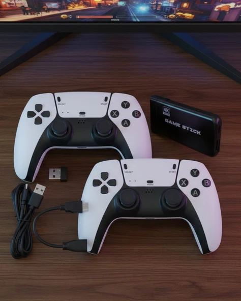 Atari Konsol Oyunları Destekli 4K Game Stick ürün görseli 1