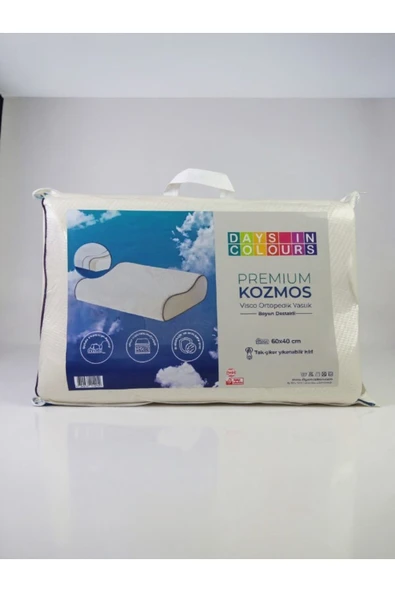 Premıum Kozmos Visco Yastık – Ergonomik Boyun Destekli, Konforlu ve Nefes Alabilir ürün görseli 1