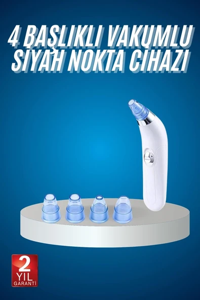 4 Başlıklı Vakumlu Siyah Nokta Yüz Temizleme ürün görseli 1