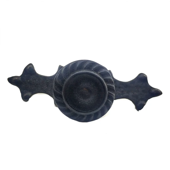 Antika Tarz Dekoratif Pirinç Çizgili Düğme - 35X100 Mm, Büyük, Oksit ürün görseli 1