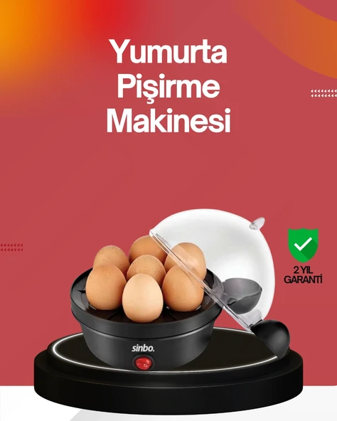 7 Yumurtalık Buharlı Yumurta Pişirme Otomatik Kapanma Özellikli ürün görseli 1