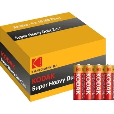 Kodak Aa Pil Super Heavy Duty Çinko Karbon Kalem Pil 60 ürün görseli 1